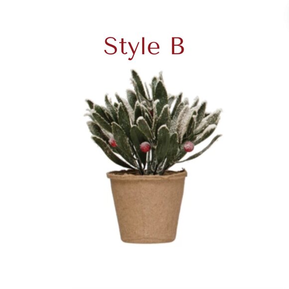 Paper Mache Greenery Pots - Picture 4 of 5